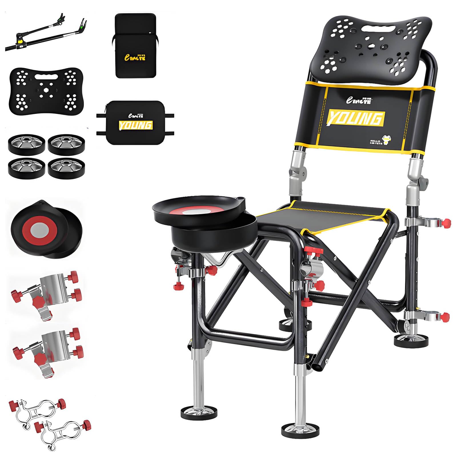 Amazon.co.jp: 釣り 椅子 釣り台 収納リュック付き 折りたたみ